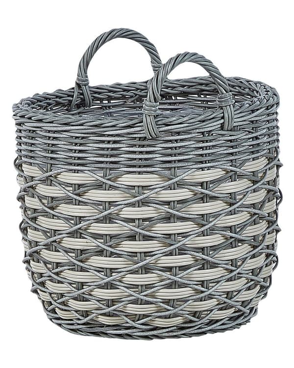 3 kpl GEFIRA teknorottinkikukkaruukkua 31/39/49 cm harmaa Lumarko!