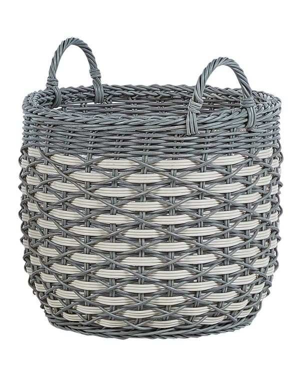 3 kpl GEFIRA teknorottinkikukkaruukkua 31/39/49 cm harmaa Lumarko!