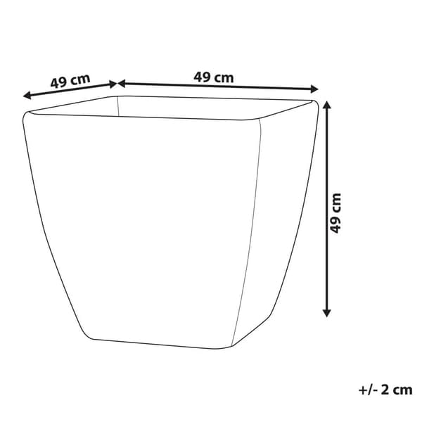 ZELI Urtepotte Sten 49 cm Mørkegrå Lumarko!