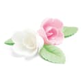 Miniatyrbild 1 av 2: Blommor i olika färger och Grön Azymsblader