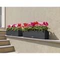 Miniatyrbillede 2 af 3: Jardiniere - Balconera stuga 80 - Komplett kit - Granit - 12L - LECHUZA