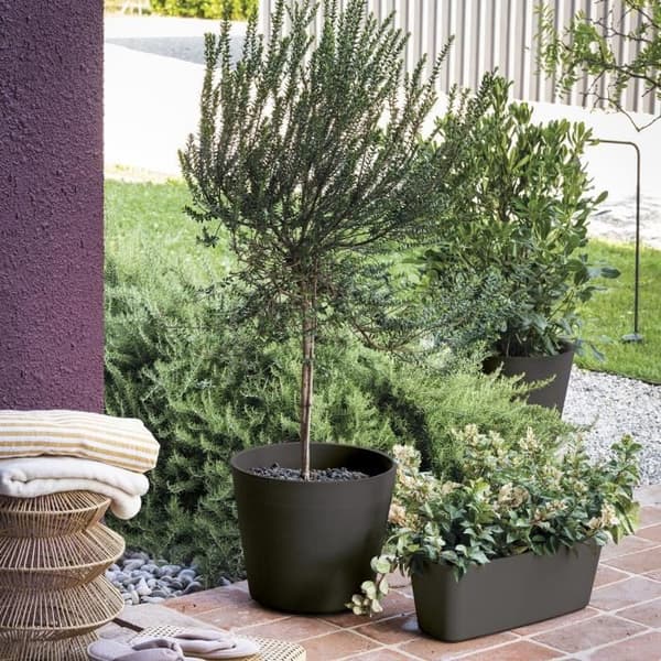 Planteringskärl - DEROMA - Ursprung - 12 L - Grigio