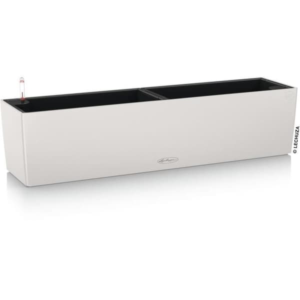 Jardiniere - Balconera färg 80 - Komplett kit - Ljusgrå - 12 L - LECHUZA