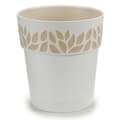 Miniatyrbillede 2 af 3: Selvvandende pot Stefanplast Cloe Hvid Plastik 25 x 25 x 25 cm (6 enheder)