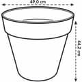 Miniatyrbillede 2 af 4: Urtepotte Elho Ø 50 cm Plastik Cirkulær Moderne