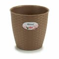 Miniatyrbillede 2 af 3: Urtepotte Stefanplast Brun Plastik 19 x 17,5 x 19 cm (12 enheder)