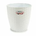 Miniatyrbillede 2 af 3: Urtepotte Stefanplast Hvid Plastik 24 x 22,5 x 24 cm (6 enheder)