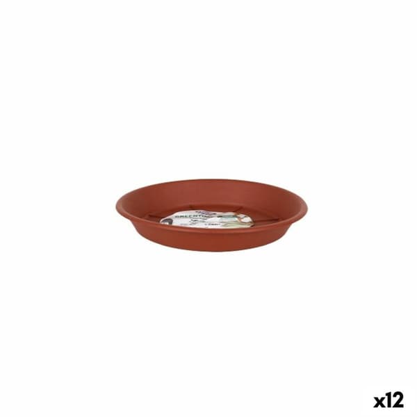 Underskål til potte Dem Greentime Brun ø 14 x 2 cm (12 enheder)