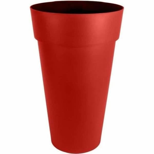 Urtepotte EDA XXL Rød rouge Ø 48 x 80 cm 48 x 80 cm Plastik Cirkulær
