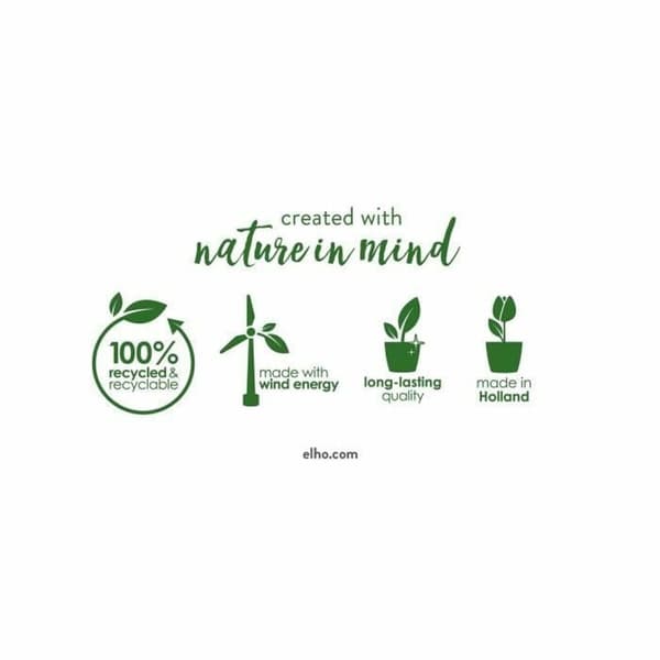 Urtepotte Elho Hvid Plastik Cirkulær