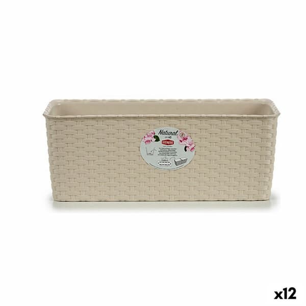 Gartner Stefanplast 15,5 x 13,5 x 38,5 cm Beige Plastik (12 enheder)