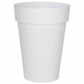 Miniatyrbillede 1 af 3: Urtepotte Riviera Hvid Plastik Firkantet Ø 40 cm