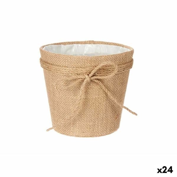 Urtepotte Ibergarden 86450 Brun Klæde Lasso 16 x 15 x 16 cm (24 enheder)