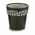 Pikkukuva 2 / 3: Itsekasteleva kukkaruukku Stefanplast Cloe Antrasiitinharmaa Muovinen 15 x 15 x 15 cm (12 osaa)