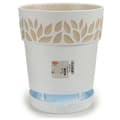 Miniatyrbillede 3 af 3: Selvvandende pot Stefanplast Cloe Hvid Plastik 25 x 25 x 25 cm (6 enheder)