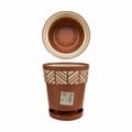 Miniatyrbillede 3 af 3: Selvvandende pot Stefanplast Orfeo Terrakotta Plastik 19 x 19 x 19 cm (12 enheder)