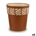Miniatyrbillede 1 af 3: Selvvandende pot Stefanplast Orfeo Terrakotta Plastik 29 x 29 x 29 cm (6 enheder)