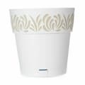 Miniatyrbillede 3 af 3: Selvvandende pot Stefanplast Gaia Hvid Plastik 29 x 29 x 29 cm (6 enheder)