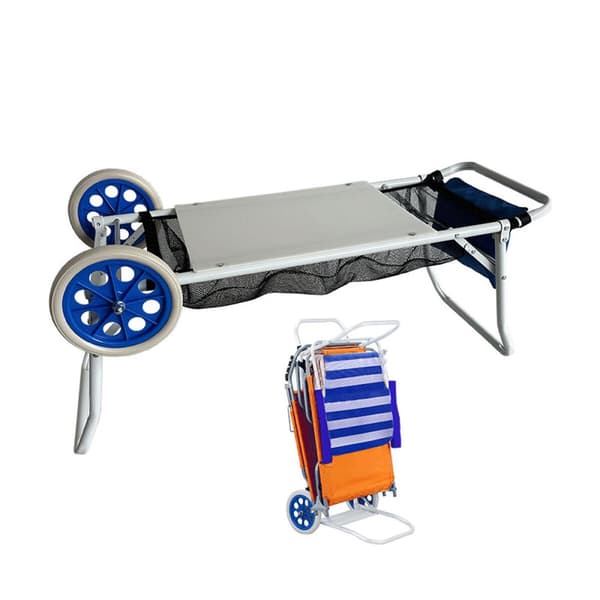 Multifunktionel vogn Marbueno Hvid PVC Stål Red 108 x 51 x 51 cm