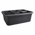 Miniatyrbillede 3 af 3: Urtepotte Elho 7,4 x 76 x 26,8 cm Sort Plastik Firkantet