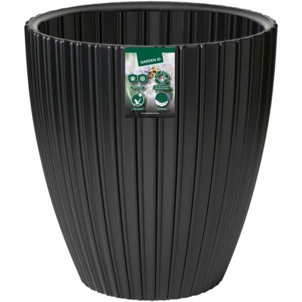 Kruka Garden ID Fancy Svart Polyetylen 40 x 42 cm