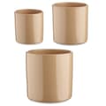 Miniatyrbillede 1 af 2: Grydesæt Ibergarden CILINDRO-1019 Beige Ler Cylinder Ø 14 cm Ø 22 cm Ø 17 cm 3 Dele