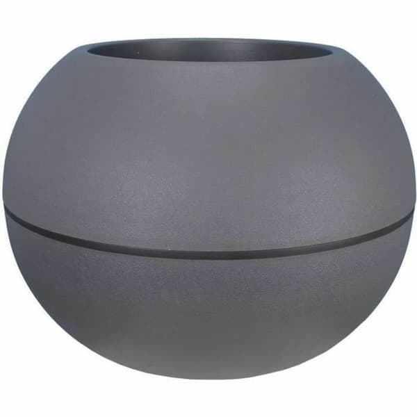 Kukkaruukku Riviera 814276 Harmaa Pyöreä Kamuolys Ø 40 cm
