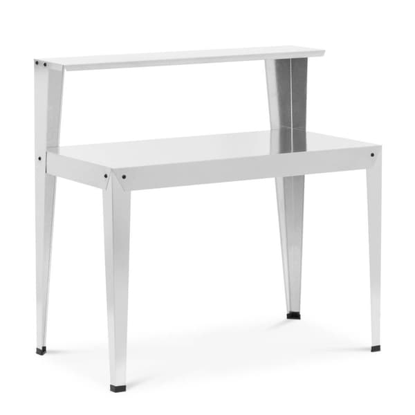 Planteringsbord med hylla - Galvaniserat stål - 112 x 61 x 109 cm - Uniprodo