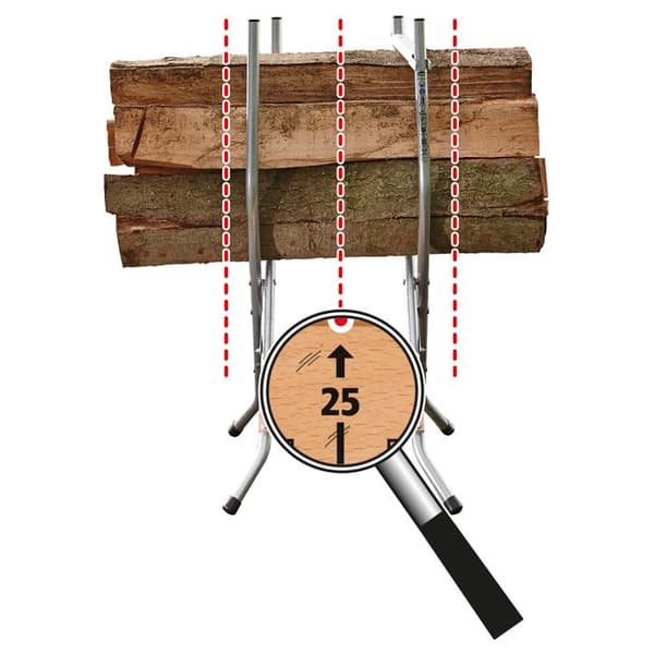 Skärande staffli - wolfcraft - SB 60 - Max belastning. 100 kg - 5119000
