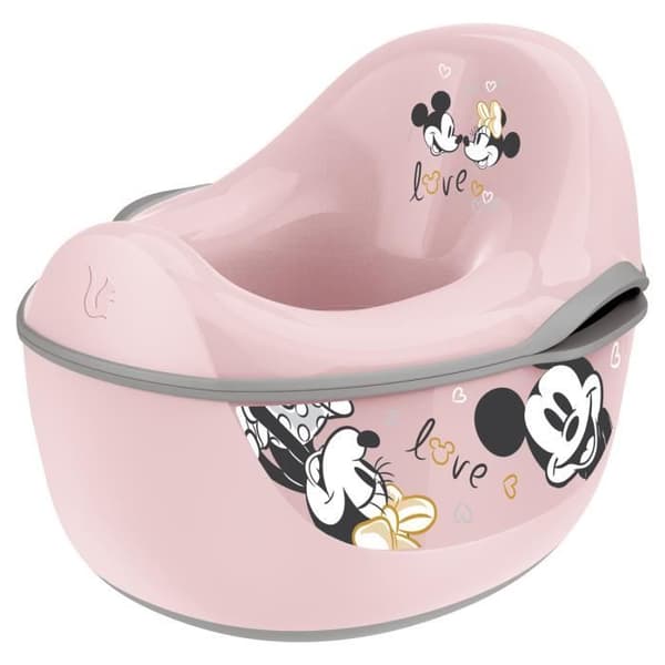 Babypottskåp Kasimir Deluxe 4in1 Pottbricka Toalettsitsplattform - Rosa färg