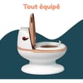 Miniatyrbild 4 av 6: BAMBISOL pedagogisk babypotta - Lock och fällbar sits - Spolhandtag