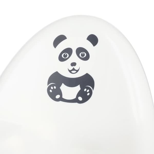 Mill'o bébé - Babypott - Babynatt vas, baby inlärningspott, ergonomisk och halksäker - Pandadekor