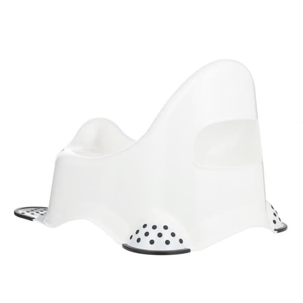 Mill'o bébé - Babypott - Babynatt vas, baby inlärningspott, ergonomisk och halksäker - Pandadekor