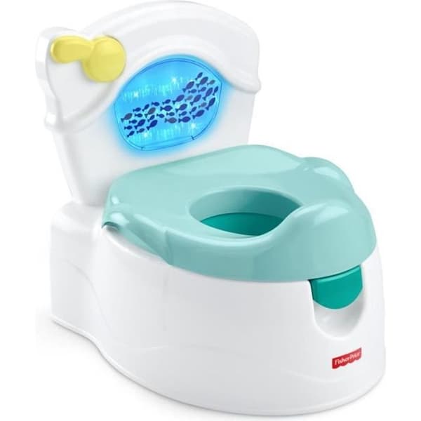 Fisher-Price - Musikalisk och ljus sjöpotta - Babyträningspotta GWD37