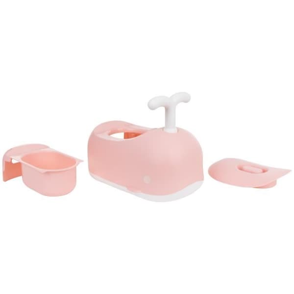Kikkaboo Pot Baleine Avtagbar Behållare Lock Halkfri Bas Handtag [Rosa]