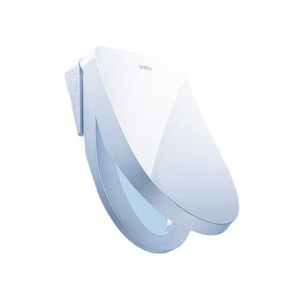 Smartmi Toilet Sæde Låg Dække, Varm Luft Tørring, Nattelysfunktion,EU-stik