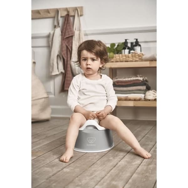 BABYBJÖRN Pottsmart, Grå/Vit