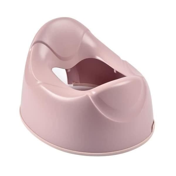 BEABA Ergonomisk babyträningspotta, grepphandtag, halkfri tätning, lätt att underhålla, gammalrosa