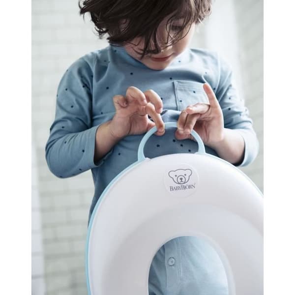 BABYBJORN Toalettsits Vit/Grå