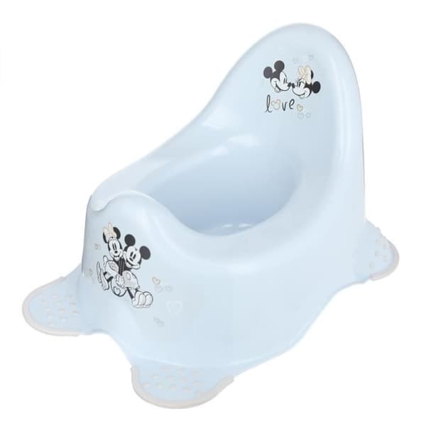 Ergonomisk och halkfri babyträningspotta - Millo Bébé - Disney Musse - Blå