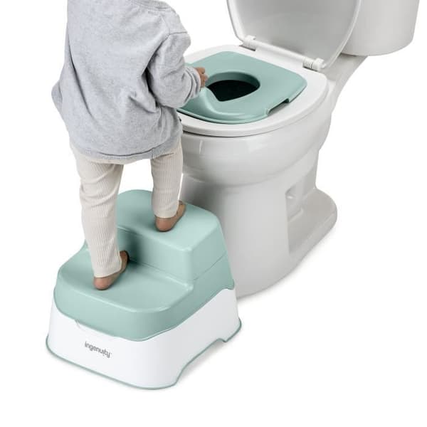 INGENUITY 3-in-1 Potta, WC-istuimen pienentäjä ja askeljakkara