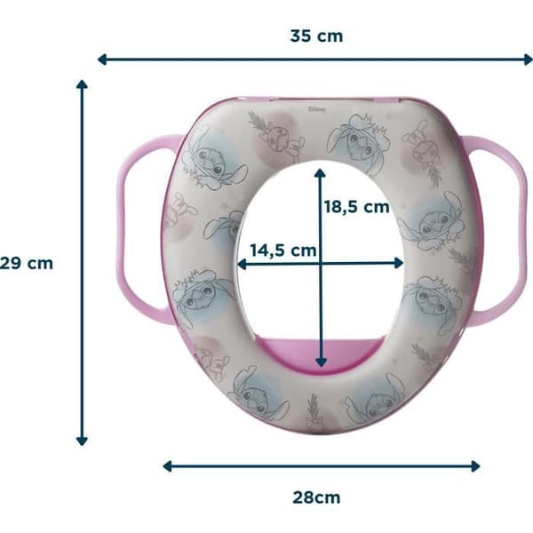 COMFORT WC-PISTEEN VÄHENTÄJÄ LILO- JA STITCH-KAHVILLA