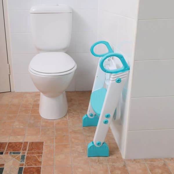 Toiletsæde reducer - DREAMBABY - STEP-UP - Toilettræningssæde - 2 justerbare positioner - Aqua