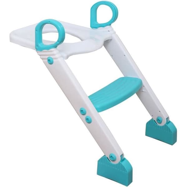 Toiletsæde reducer - DREAMBABY - STEP-UP - Toilettræningssæde - 2 justerbare positioner - Aqua