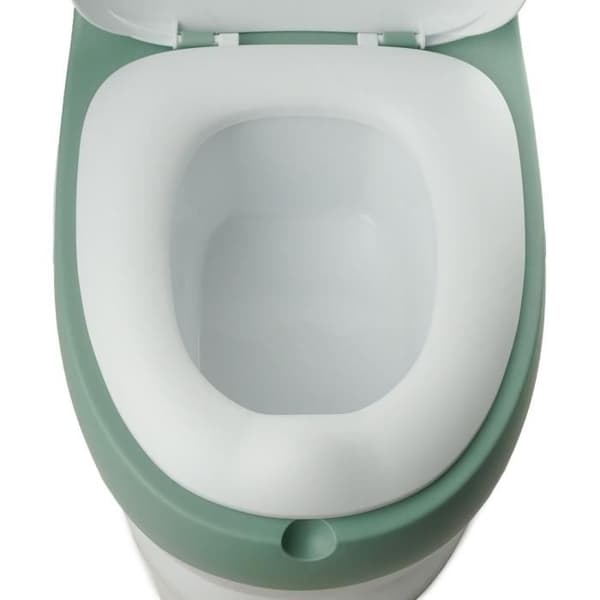 Minitoalett - THERMOBABY - Sage Green - Bekväm med spolljud