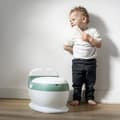 Miniatyrbild 5 av 6: Minitoalett - THERMOBABY - Sage Green - Bekväm med spolljud
