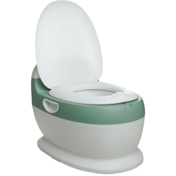 Minitoalett - THERMOBABY - Sage Green - Bekväm med spolljud