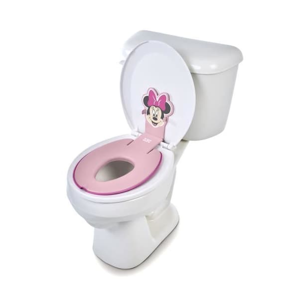 DISNEY BABY - MINNIE - Universal selvklæbende børnetoiletforkorter?, innovativ, hurtig installation, semi-permanent