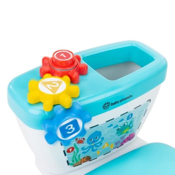 BABY EINSTEIN Mini barntoalett med toalettreducerare, musikalisk spolning
