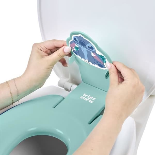 DISNEY BABY - STITCH - Yleismallinen lasten wc-istuimen pienennyskappale, nopea asennus